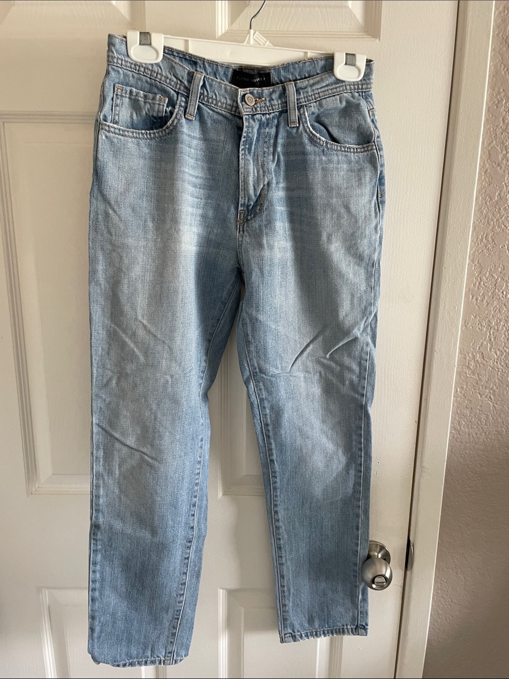 Flying Monkey Light Blue Straight Leg Jeans 26